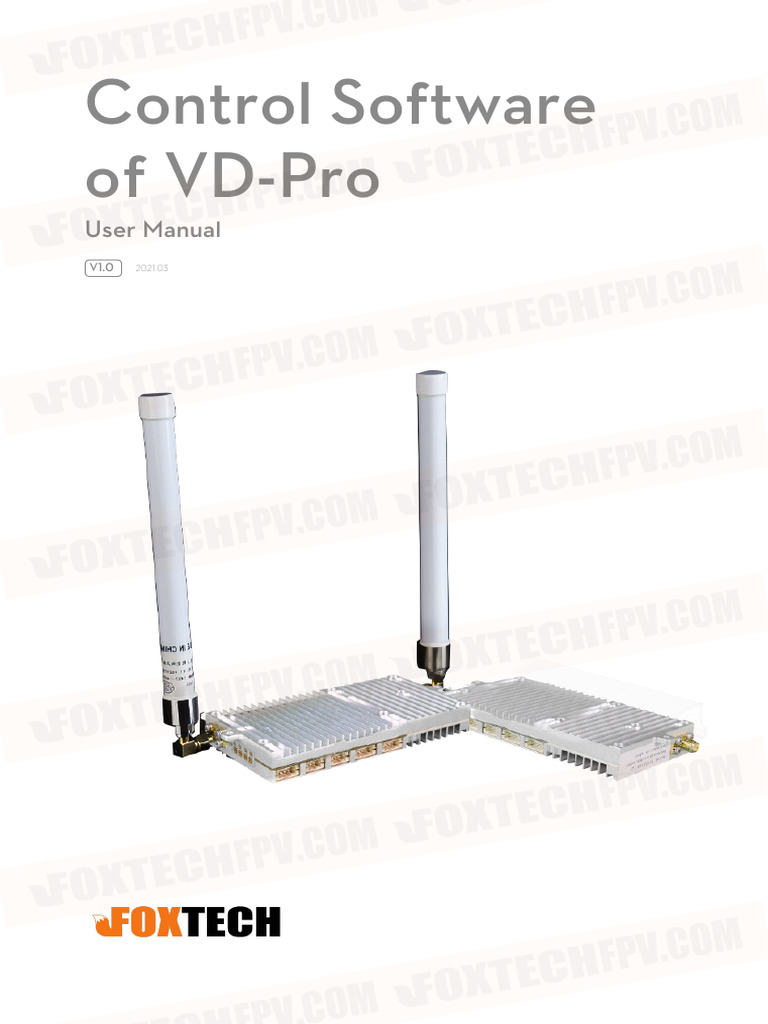 VD-Pro Control Software User Manual | PDF | Signal To Noise Ratio | Radio