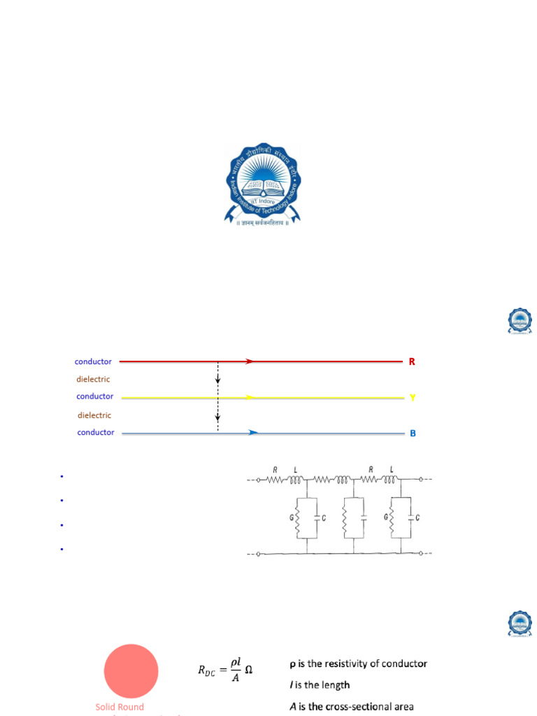 Transmission Line Parameters Explained | PDF | Inductance | Alternating ...