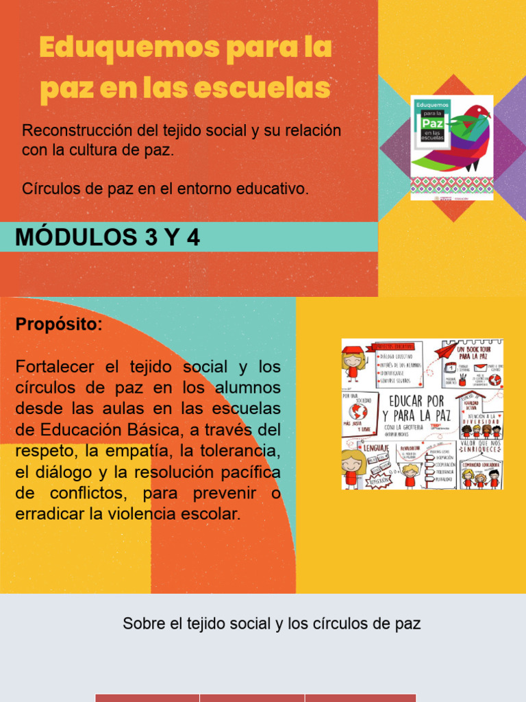 Manual para Educar en la Paz Escolar | PDF | Paz