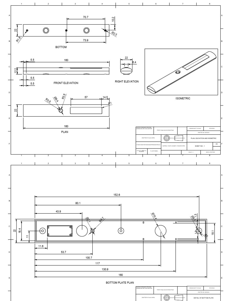 Injection Molded Plastic Design Plans | PDF | Secondary Sector Of The ...