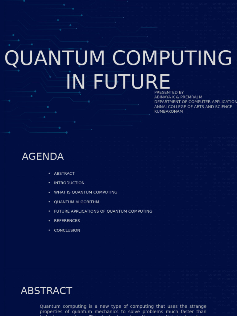 Future of Quantum Computing Explained | PDF | Quantum Computing | Computing