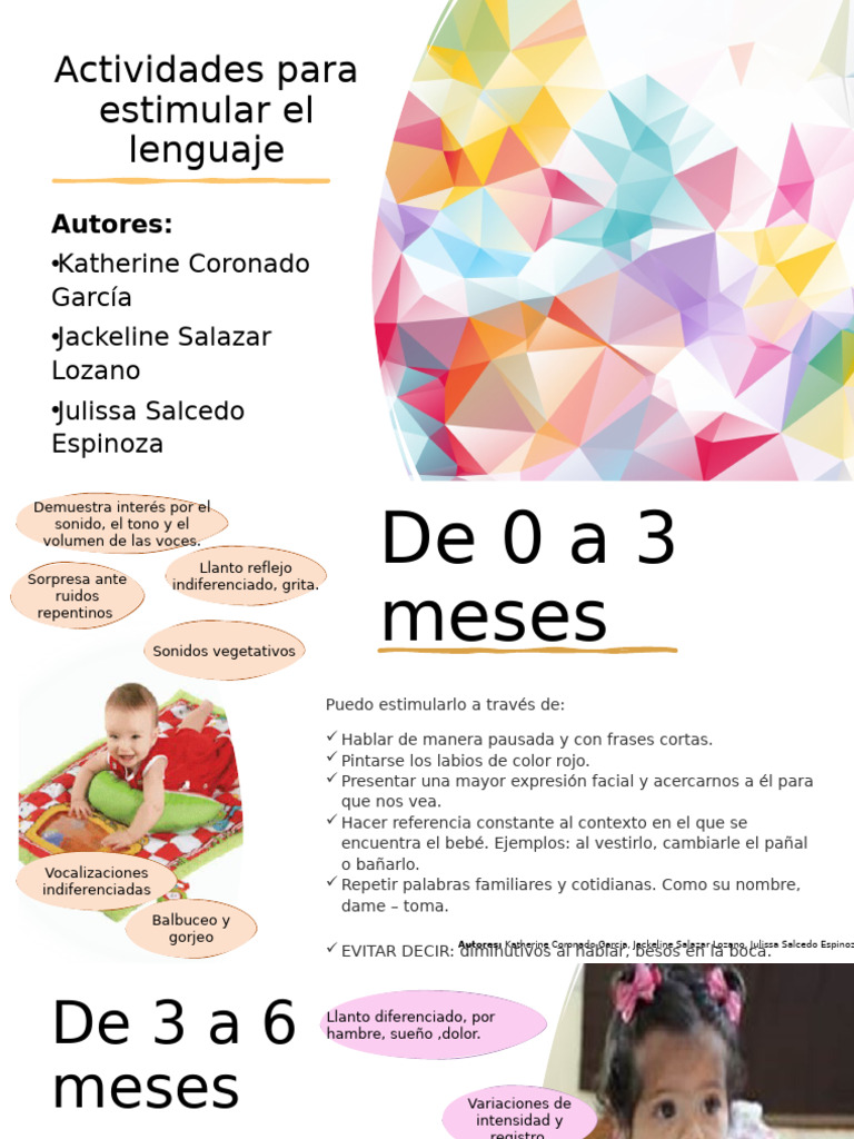 Actividades para estimular el lenguaje infantil | PDF | Pensamiento ...