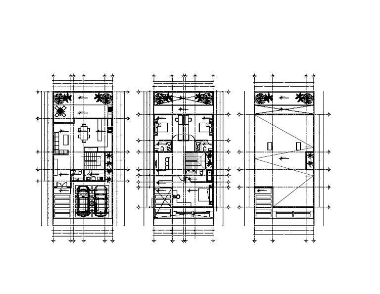 Planos de Casas en L de Una Planta | PDF