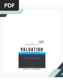 Valuation: Measuring and Managing the Value of Companies 7th Edition Tim Koller - Download the ebook and explore the most detailed content
