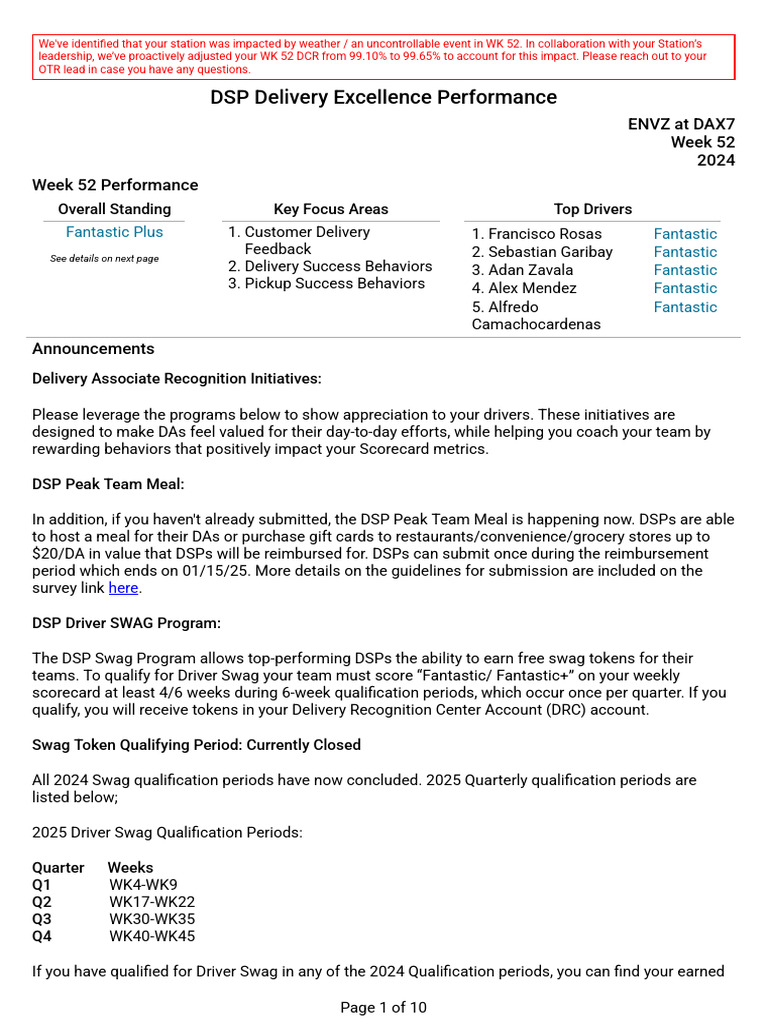 Week 52 DSP Performance Update 2024 | PDF | Digital Signal Processor ...