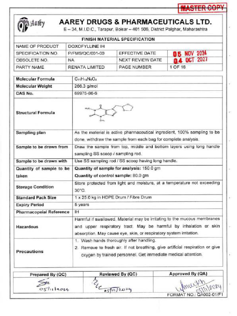 Testing Method | PDF