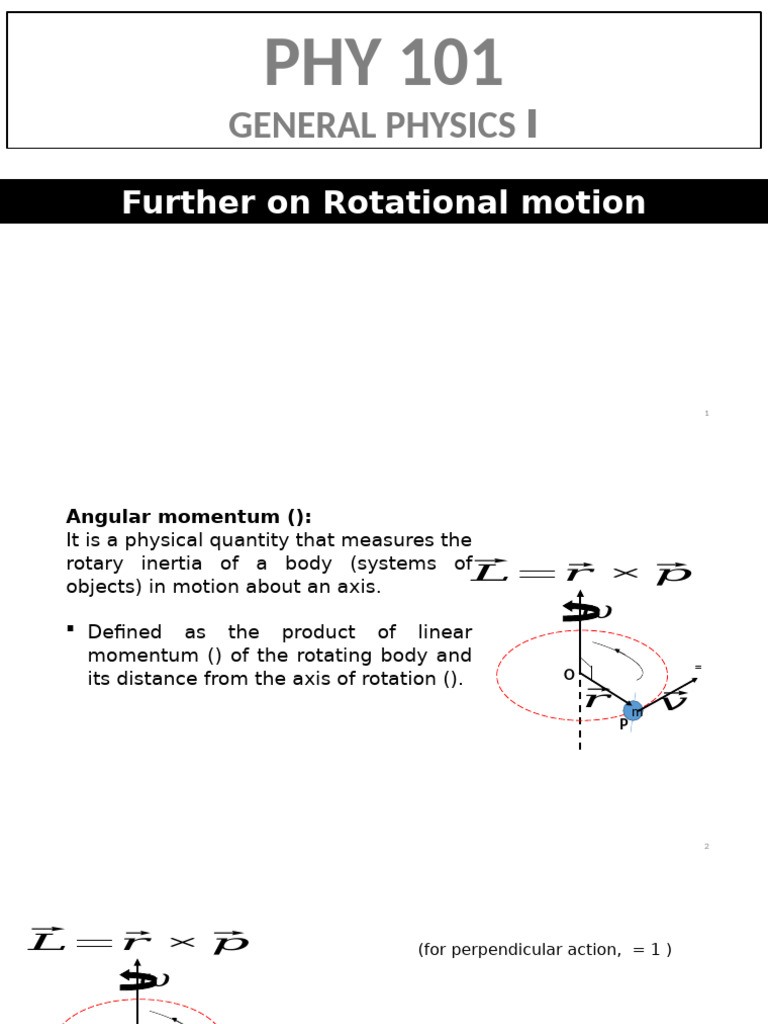 Understanding Rotational Motion Concepts | PDF | Rotation Around A ...