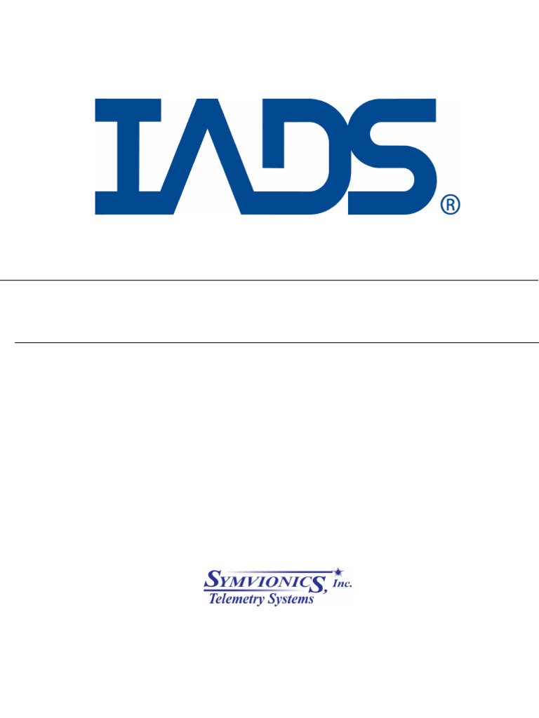 IADS User Manual Version 9.2.1 | PDF | Fast Fourier Transform | Damping