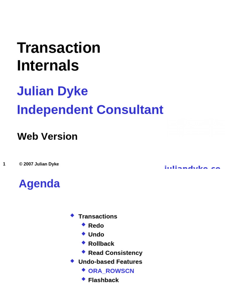 Oracle Undo and Redo Mechanisms | PDF | Database Transaction | Acid