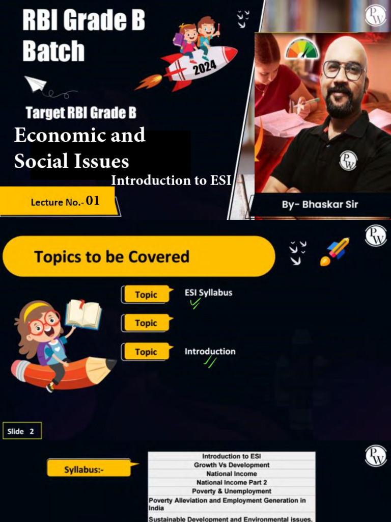 Intro to Economic & Social Issues | PDF