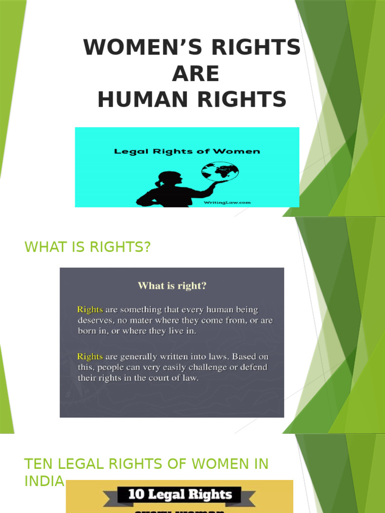 Legal Rights of Women in India | PDF