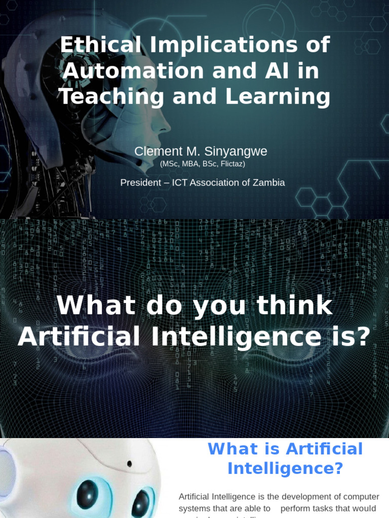 Ethical Implications of Artificial Intelligence in Education | PDF ...