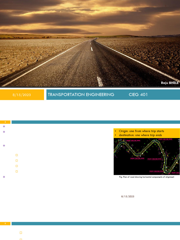 Highway Survey and Alignment Essentials | PDF | Road | Highway