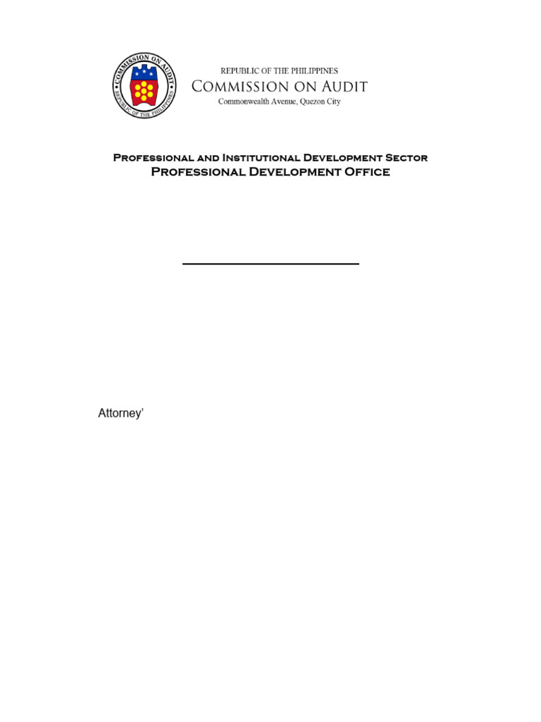 Authorization Letter for MCLE Processing | PDF