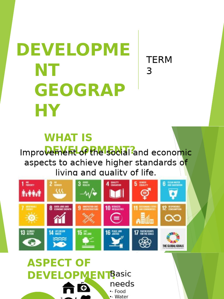 Grade 11 Geography Term 3 Development | PDF | Exports | Gross Domestic ...