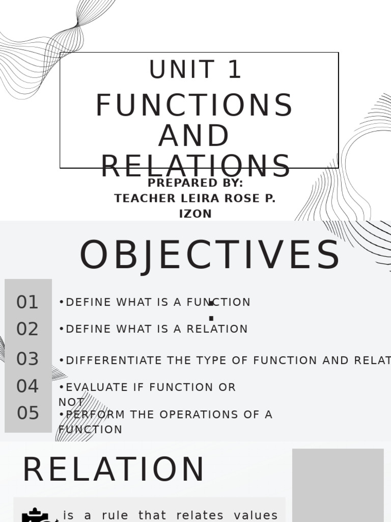 Functions and Relations Overview | PDF | Function (Mathematics) | Analysis