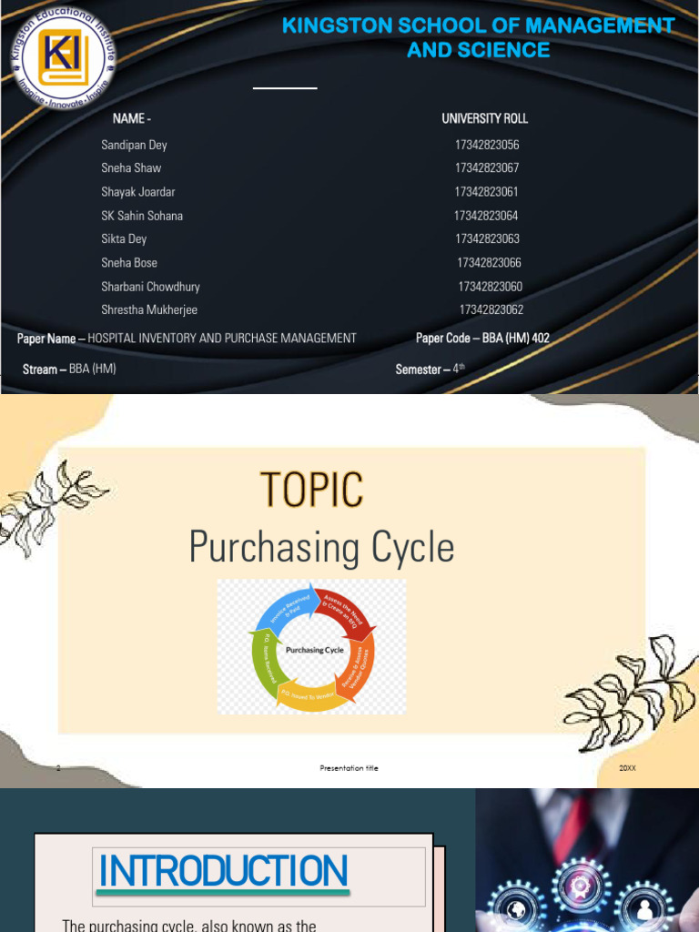 Hospital Inventory Purchase Management | PDF | Procurement | Invoice
