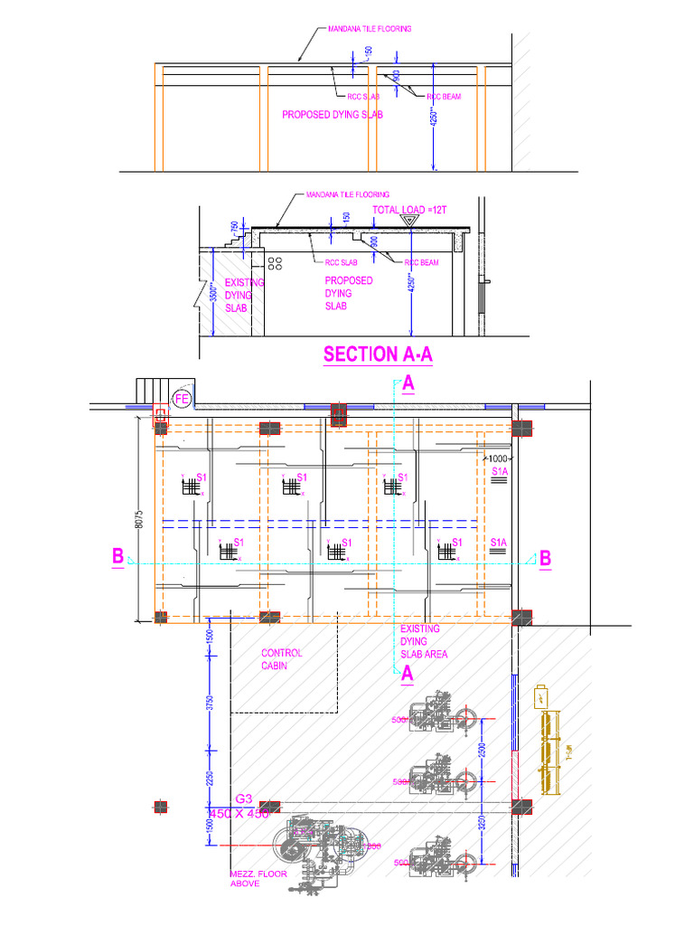 Rccalyout - Section Grasim Machin Layout | PDF
