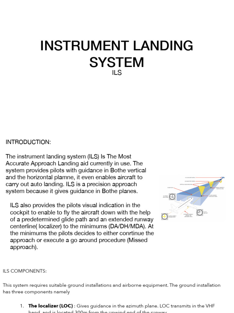 Instrument Landing System | PDF | Electronics | Telecommunications