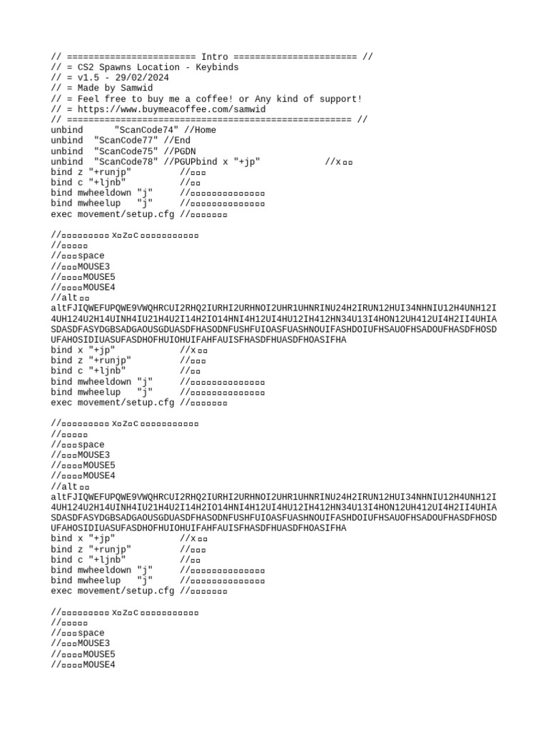 CS2 Keybinds and Demo Setup Guide | PDF