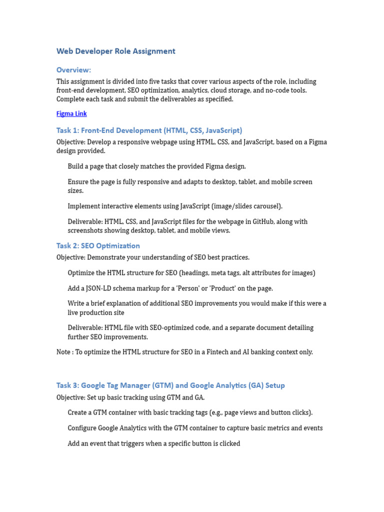 SDE UI INTERN Assignment Bright Money | PDF | Html | World Wide Web