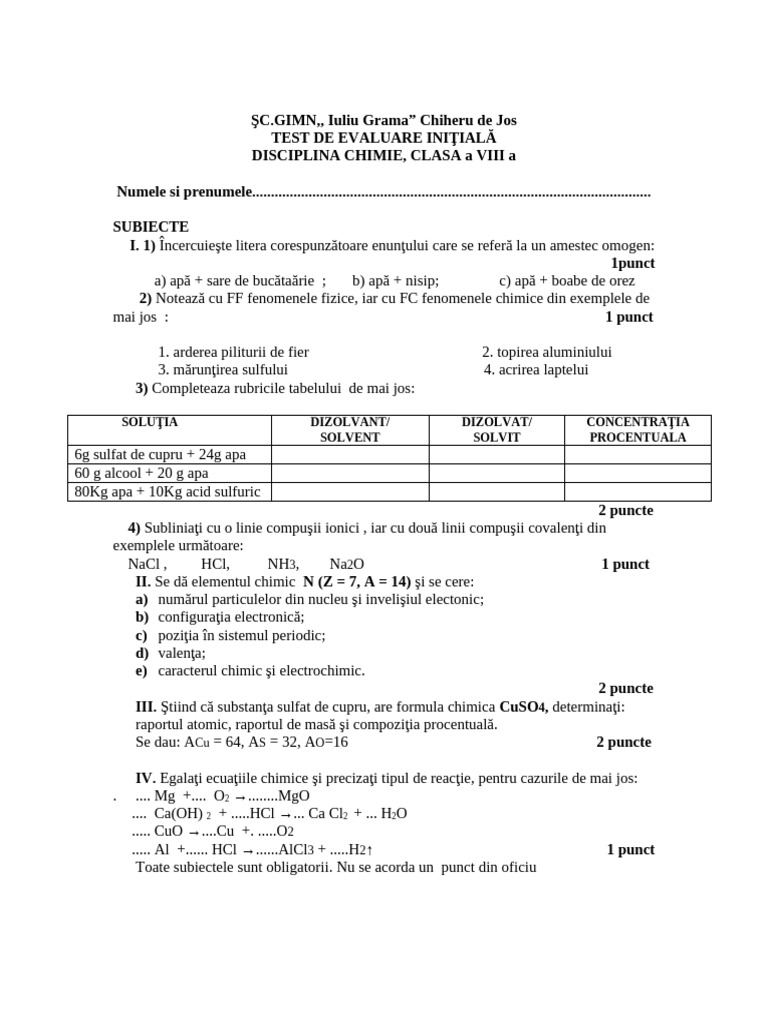 2 Test Initial 8 | PDF