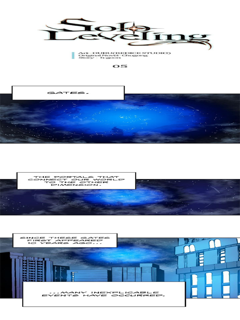 Solo Leveling - Chapter 5 | PDF