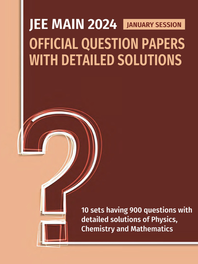 JEE Main 2024 January Question Papers | PDF