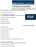Transitive Property of Equality