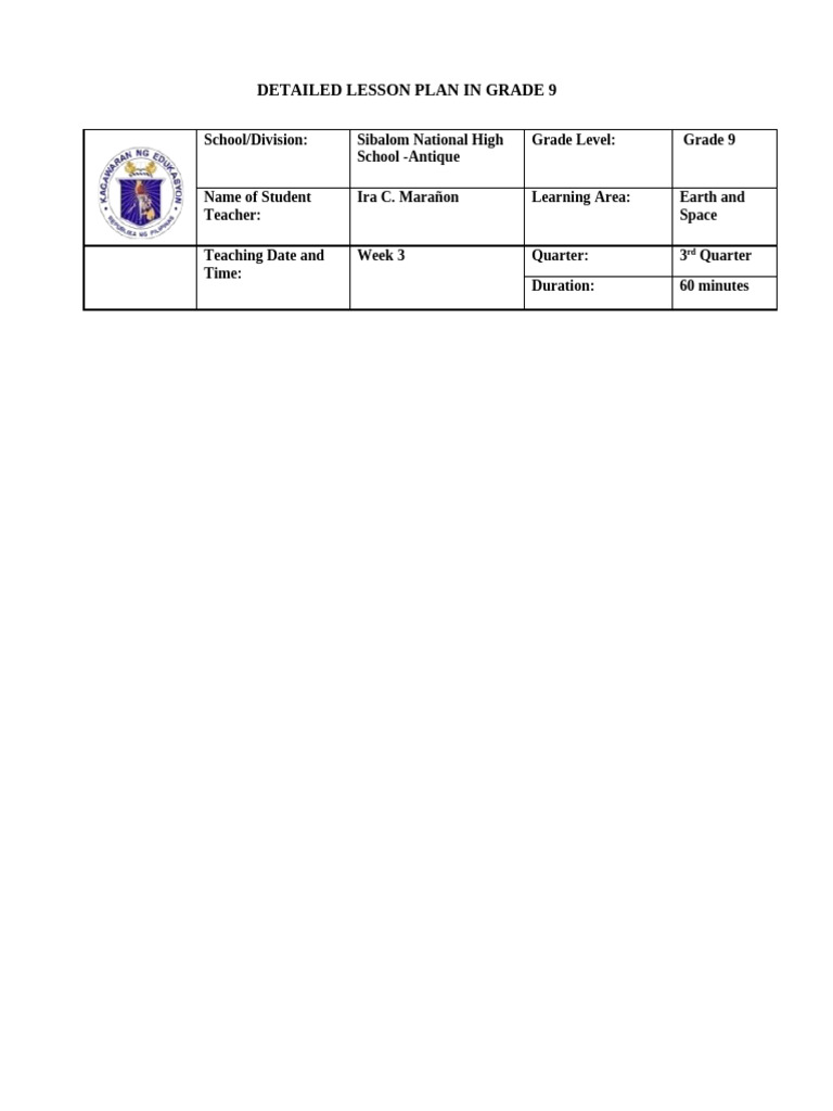 Lesson-Plan-On-Climate Change For Pre Demo | PDF | Climate | Climate Change