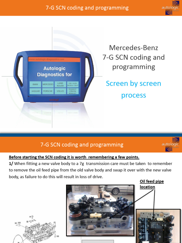 7-G SCN Coding for Mercedes Transmissions | PDF | Automatic ...