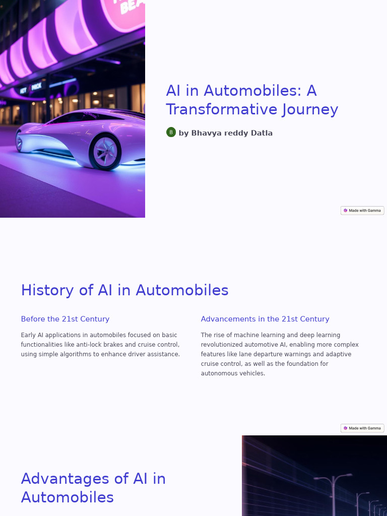 Ai Transforming The Automotive Industry Pdf Artificial Intelligence