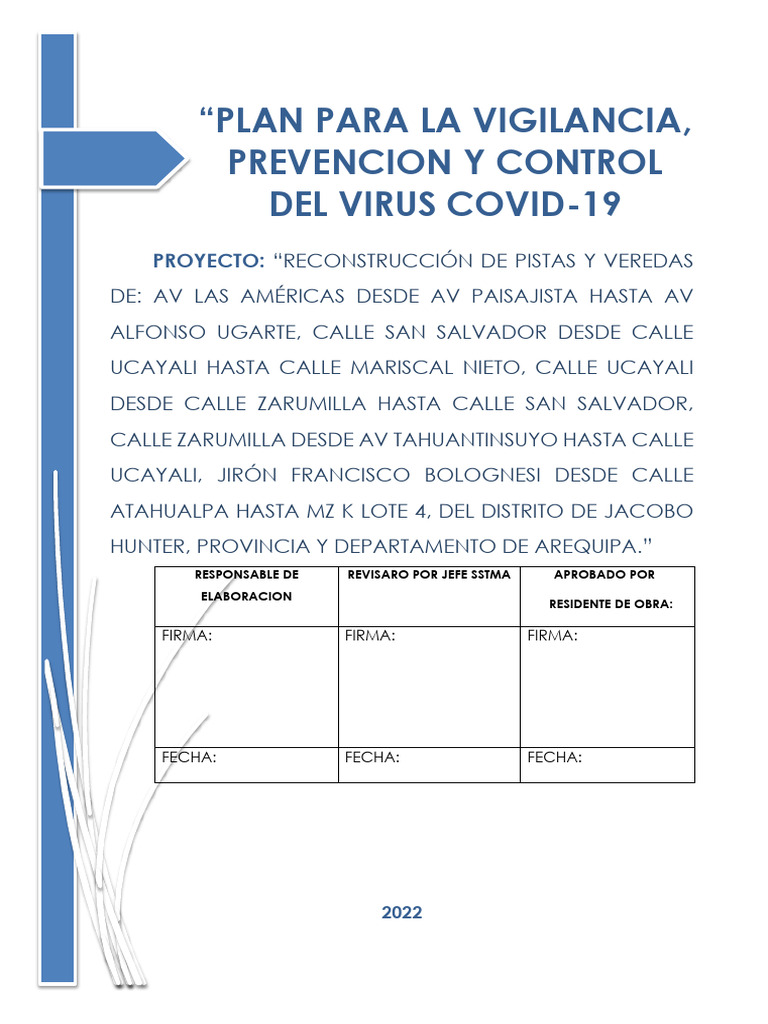 19 El Plan para La Vigilancia, Prevencion y Control Del Virus Covid-19 ...