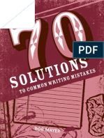 70 Solutions for Writing Mistakes