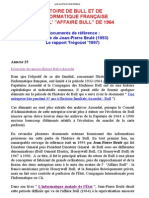 Histoire de Bull Et de L Informatique Française Après L Affaire Bull de 1964