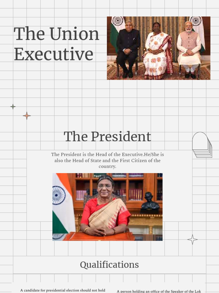 Union Executive Overview and Powers | PDF | Presidents Of The United ...