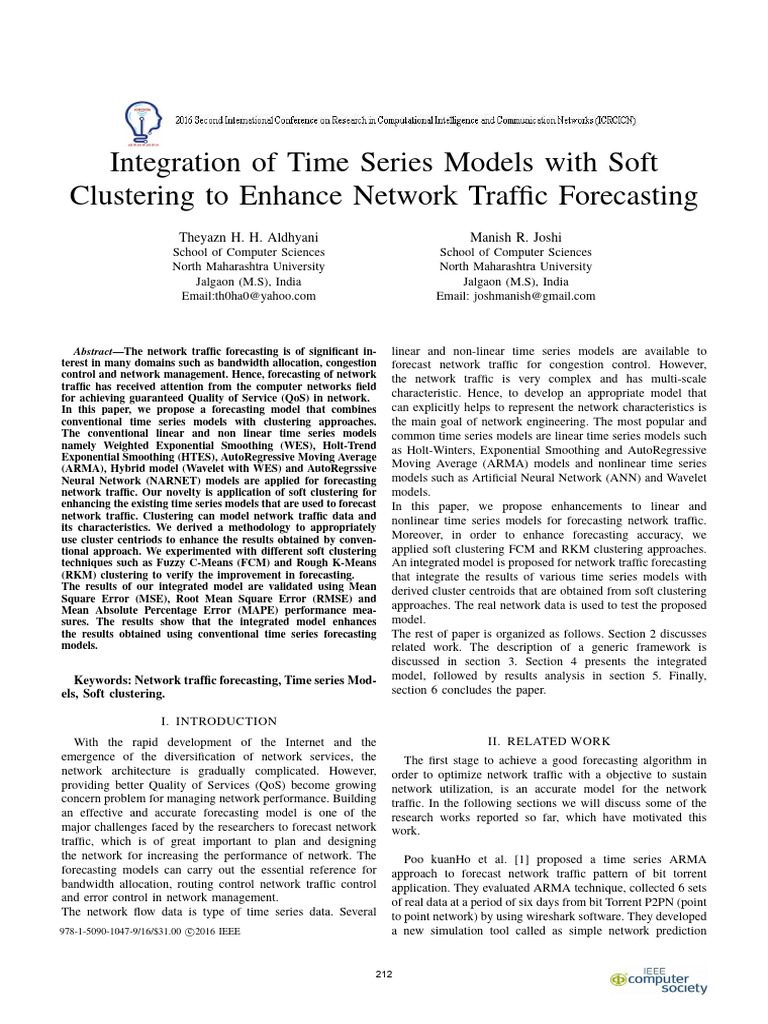 Integration of Time Series Models With Soft Clustering To Enhance ...