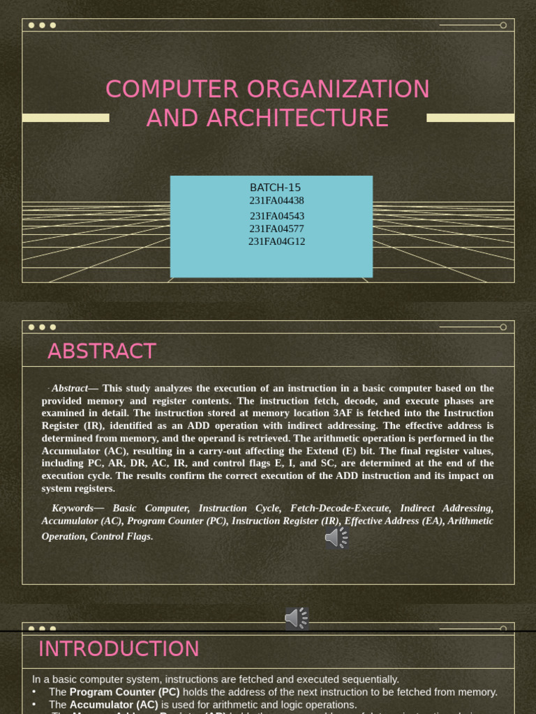 Instruction Execution in Basic Computer | PDF | Integrated Circuit ...