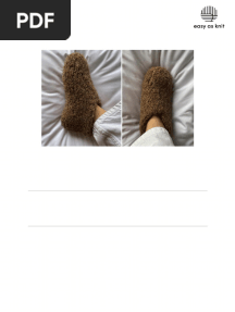Ultra Easy Slippers Easy As Knit English Translation