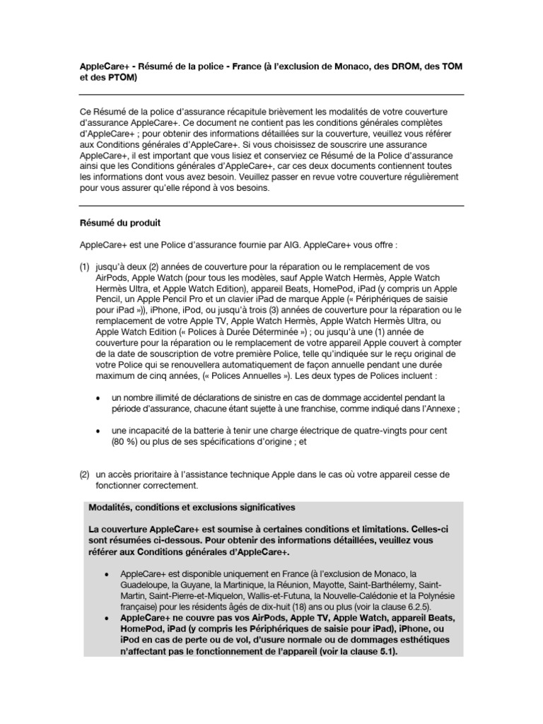 AC+ France KFD v2.5 + IDD v2.0 + IPID v2.1 + Signature Sheet v1.4 ...