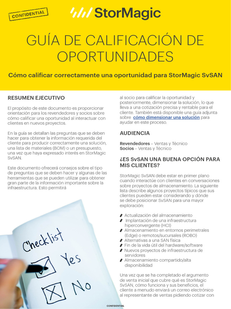 Opportunity Qualification Guide - ES | PDF | Servidor (Computación ...