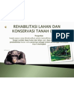 Rehabilitasi Lahan Dan Konservasi Tanah (RLKT)