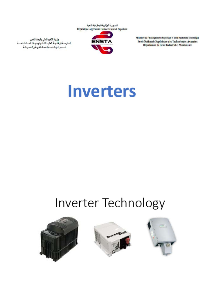 Chapter 5 Inverters | PDF