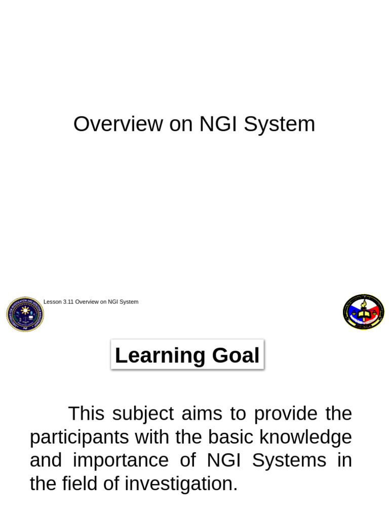 3.11 Overview On NGIs | PDF | Computing