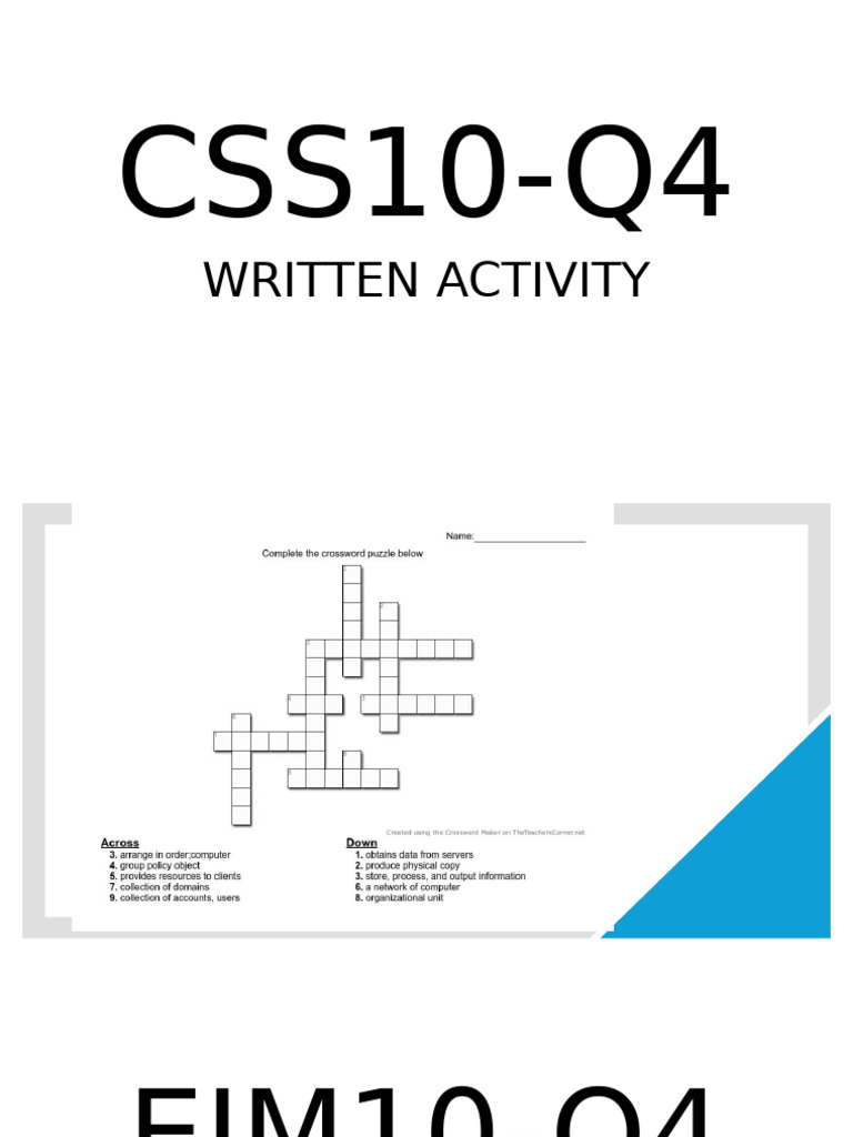 CSS10 EIM Activity | PDF