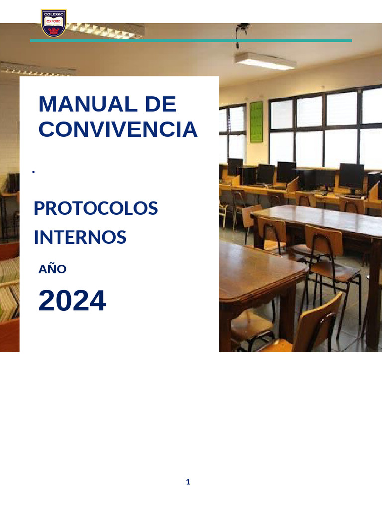 MANUAL DE CONVIVENCIA 2024 (1) | PDF | Maestros | Enseñando