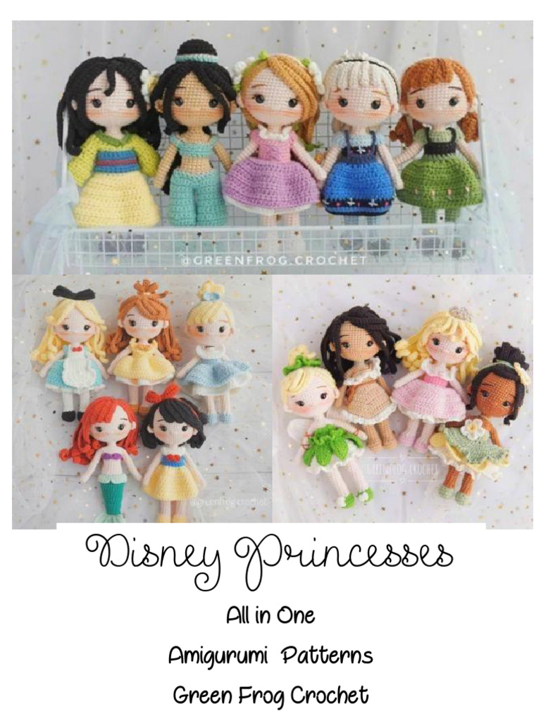 Disney Princess Amigurumi Patterns | PDF