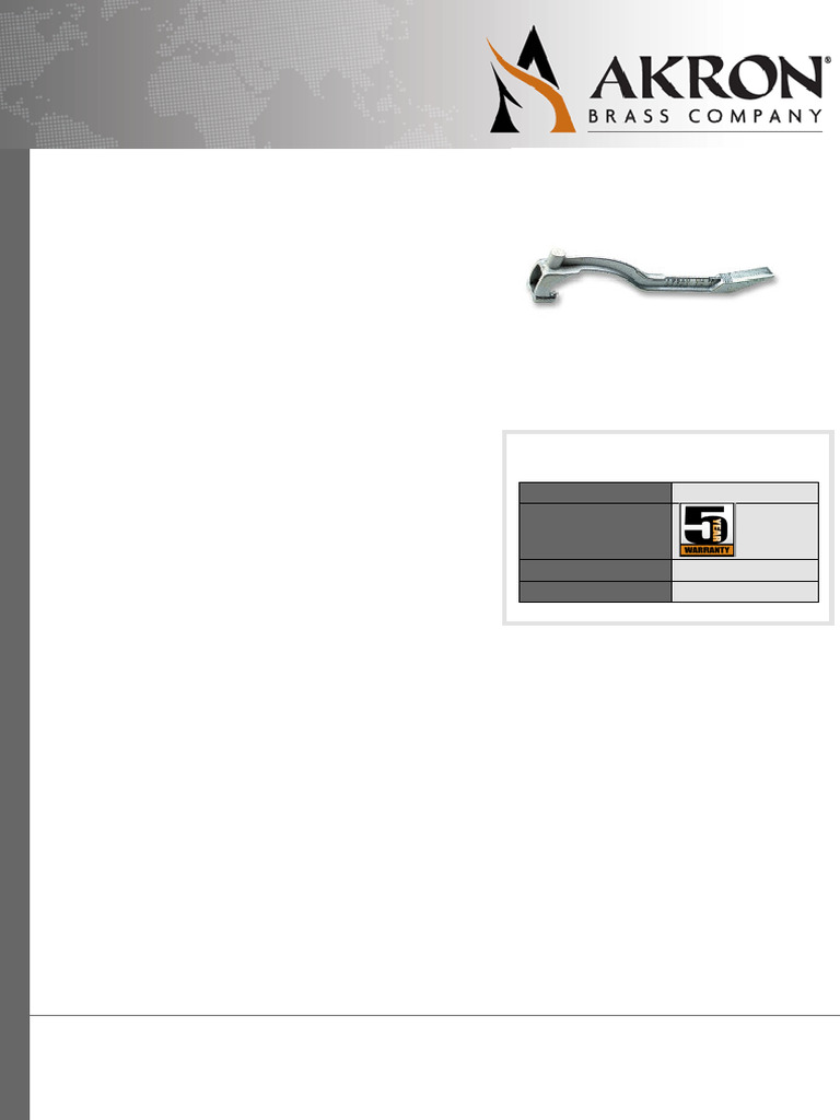 Spanner - 00190001 | PDF