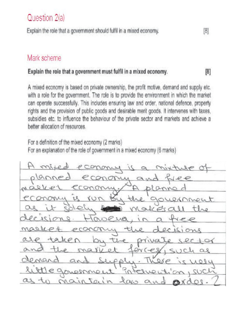 Economics Sample Answer | PDF