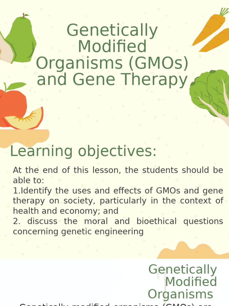 Group 11- Gmo - Sts | PDF | Genetic Engineering | Genetically Modified ...